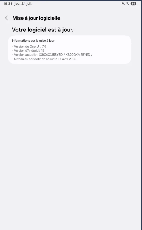 How to update your Android tablet software